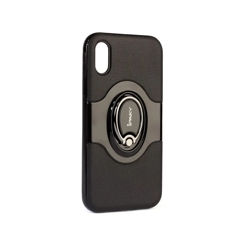Apple, Husa Apple iPhone X Ipaky Ring Negru