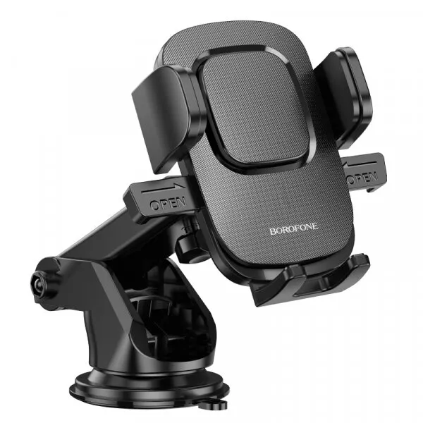 Borofone Suport Auto Borofone BH60 Dainty, 4.5inch - 7inch, Negru