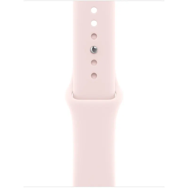 Apple Curea Smartwatch Apple MHY94ZM/A, pentru Apple Watch 42 mm, Sport Band, Marime M/L, Roz pudrat