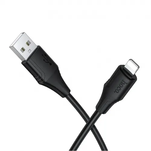 Cablu Date si Incarcare USB-A - Lightning HOCO X124, 18W, 1m, Negru