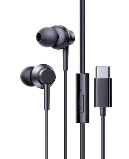 Casti Stereo Baseus Encok CZ11, USB Type-C, Microfon (Negru)