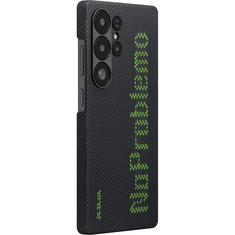 Pitaka Husa Pitaka Samsung Galaxy S25 Ultra Tactile Woven NoProblemo fosforescenta
