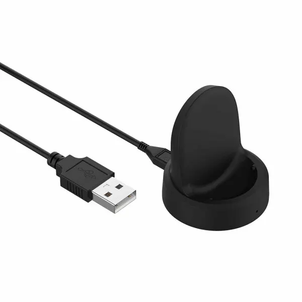techsuit Incarcator Wireless Techsuit TSC3 pentru Samsung Galaxy Watch Series, USB-A, Negru