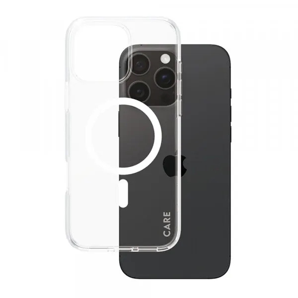 Panzerglass Husa MagSafe pentru Apple iPhone 16 Pro Max, PanzerGlass, Care Urban Combat, Transparenta Alba