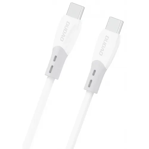 Cablu Date si Incarcare USB-C - USB-C Dudao L25SC, 60W, 2m, Alb
