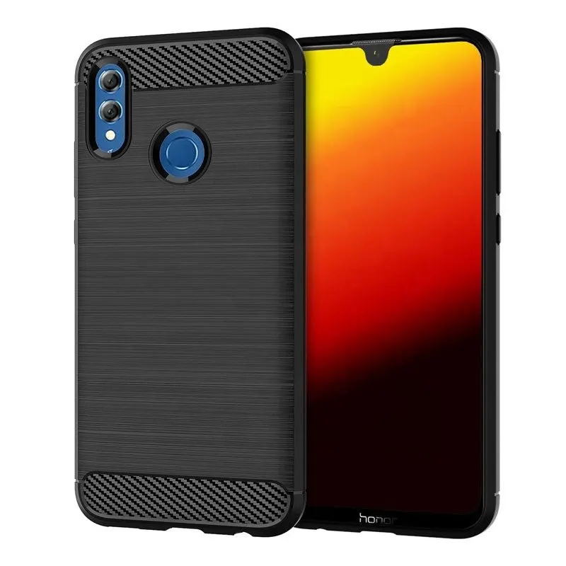 Samsung, Husa de protectie Tpu, carbon, pentru Samsung Galaxy S9, Negru