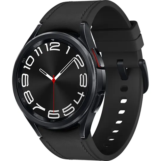 Samsung Smartwatch Samsung Watch 6 Classic SM-R955 4G LTE, ecran AMOLED 1.31, 2GB RAM, 16GB Flash, Bluetooth 5.3, Carcasa Otel, 43mm, Waterproof 5ATM, Negru