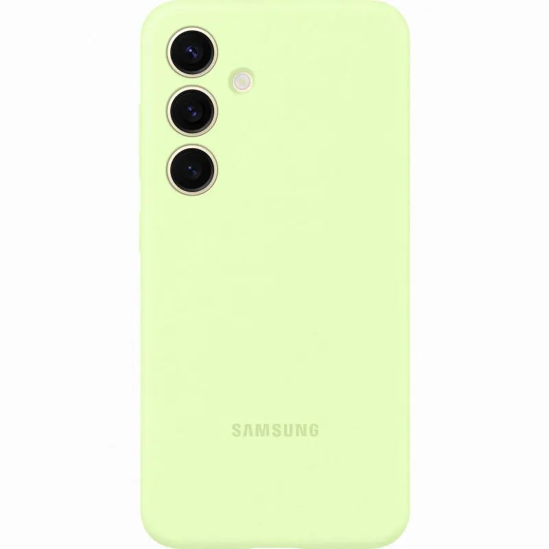 Samsung Husa Protectie Spate pentru telefon mobil Samsung Galaxy S24 (S921) EF-PS921TGEGWW, Silicone Case, Verde deschis