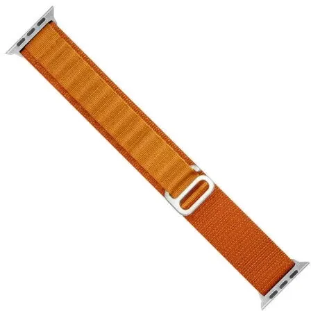 Hurtel Curea ceas inteligent 9145576283165 cu catarama din otel Alpine pentru Apple Watch 38/40/41 mm,Portocaliu
