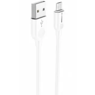 BLUE Power Cablu Date si Incarcare USB-A - microUSB BLUE Power BM2BX14 LinkJet, 18W, 2m, Alb