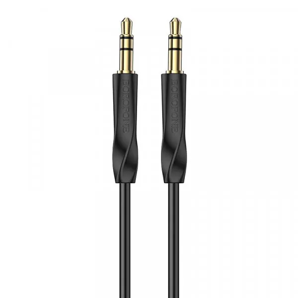 Borofone Cablu Audio 3.5mm - 3.5mm Borofone BL16, 1m, Negru