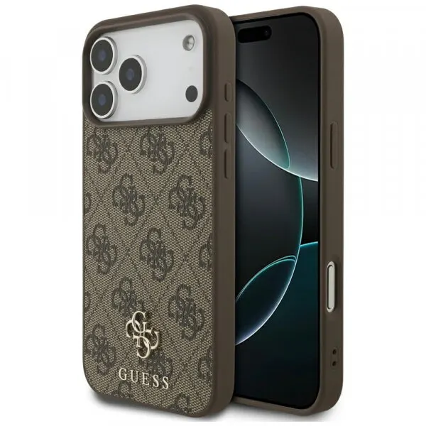 Guess Husa MagSafe pentru Apple iPhone 18 Pro Max / 17 Pro Max, Guess, 4G Small and Classic, Maro