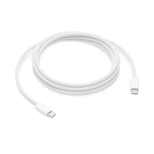 Cablu de date Apple MYQT3ZM/A, 240 W, USB-C la USB-C, 2m (Alb)