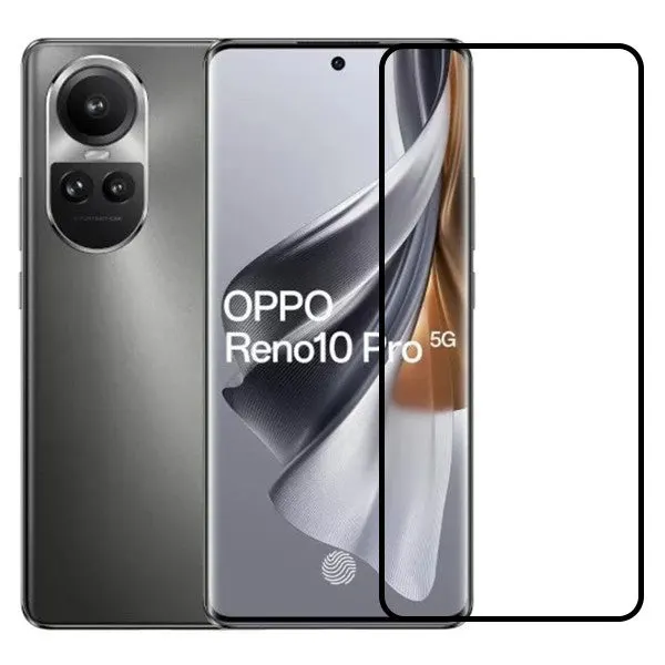 Flippy, Folie Sticla Securizata, Flippy, Compatibila cu Oppo Reno 10 Pro, Full Glue
