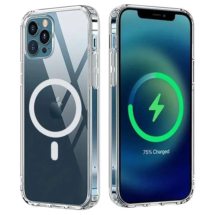 Flippy, Husa protectie Flippy compatibila cu Apple iPhone 12 Pro Max Mag Safe Silicone Transparent