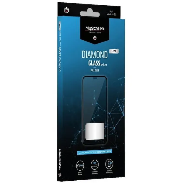 MyScreenProtector Sticla securizata, Diamond Glass Lite, IPhone 12 Pro Max, Transparent - Negru