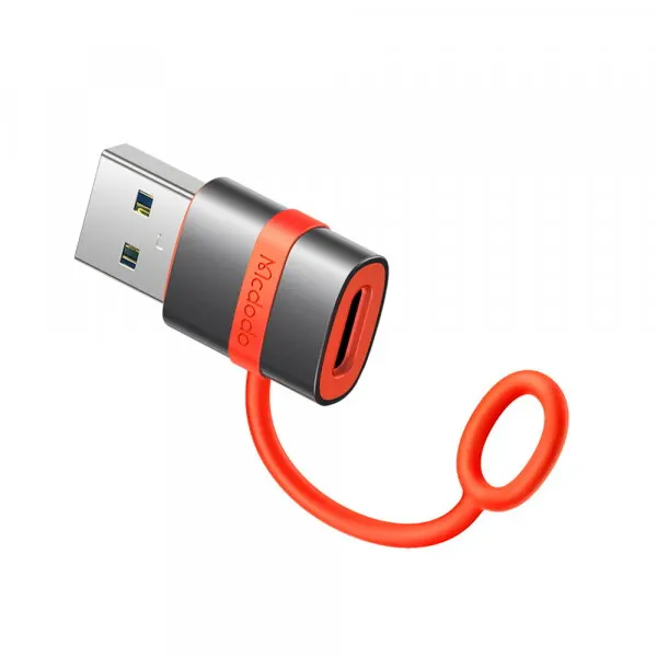 Mcdodo Adaptor Date si Incarcare USB-C - USB-A McDodo OT-3800, Gri