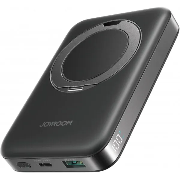 JOYROOM Baterie Externa Wireless Joyroom JR-PBM12, 10000mAh, 22.5W, QC + PD + FQI, 1 x QI - 1 x USB-A - 1 x USB-C, Neagra
