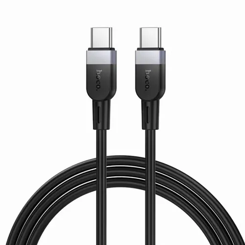 Cablu Date si Incarcare USB-C - USB-C HOCO X109, 60W, 1m, Negru