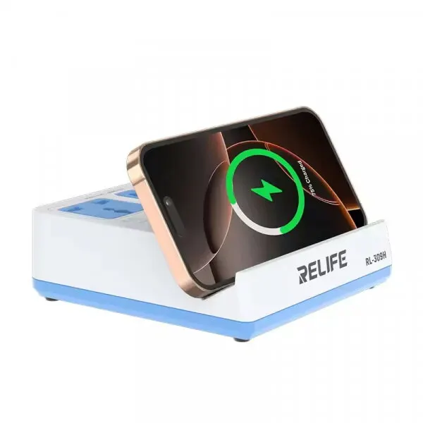 Relife Incarcator Statie Relife RL-309H QI, 72W, 1 x USB-A - 3 x USB-C, Alb