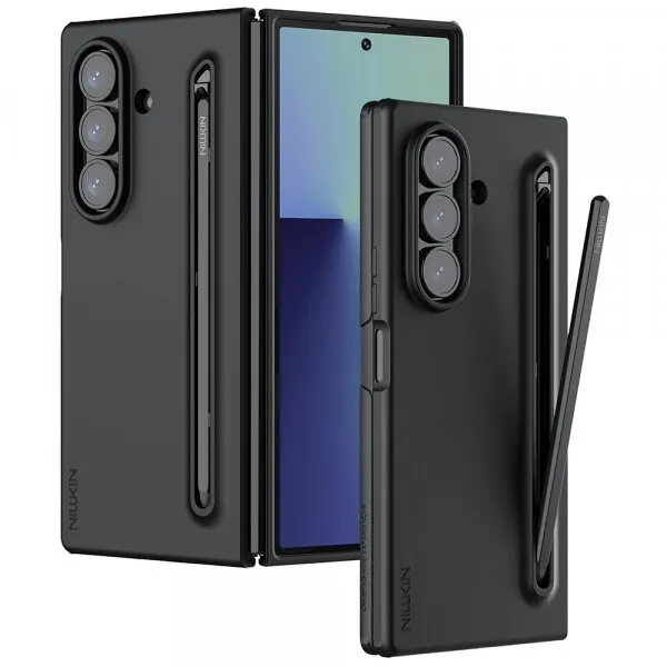 NILLKIN Husa pentru Samsung Galaxy Z Fold7 F966, Nillkin, Flex Pure with S-Pen Holder, Neagra