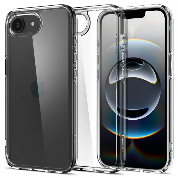 Spigen Husa pentru Apple iPhone 17e / 16e, Spigen, Ultra Hybrid, Transparenta ACS09160