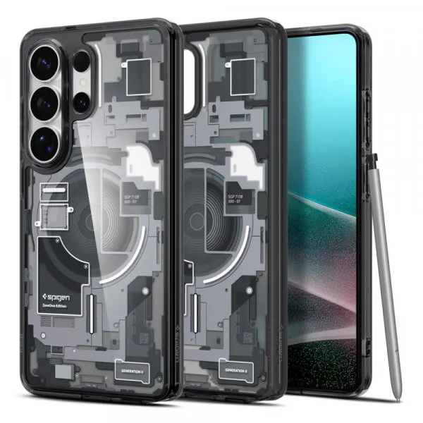 Spigen Husa MagSafe pentru Samsung Galaxy S26 Ultra S948, Spigen, Ultra Hybrid Zero One, Neagra ACS10682