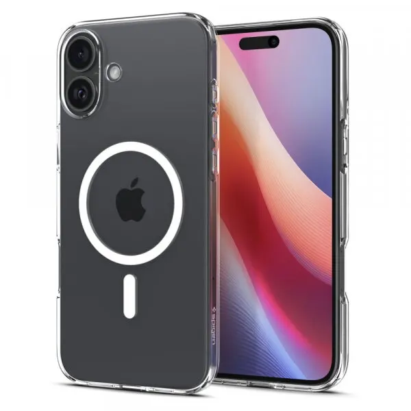 Spigen Husa MagSafe pentru Apple iPhone 16 Plus, Spigen, Liquid Crystal, Transparenta ACS08388