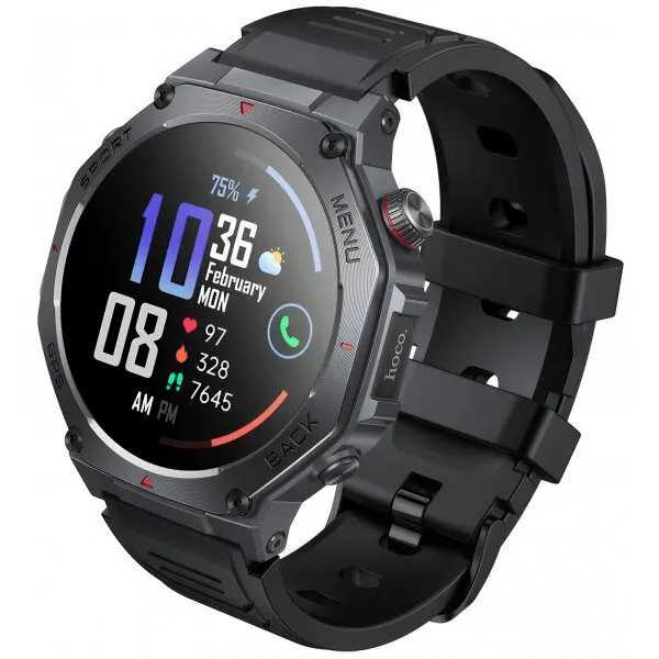 HOCO Smartwatch HOCO Y37 Call, Negru