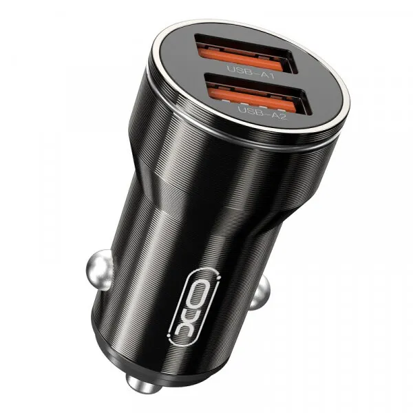 XO Design Incarcator Auto XO Design CC48, 12W, 2.4A, Negru