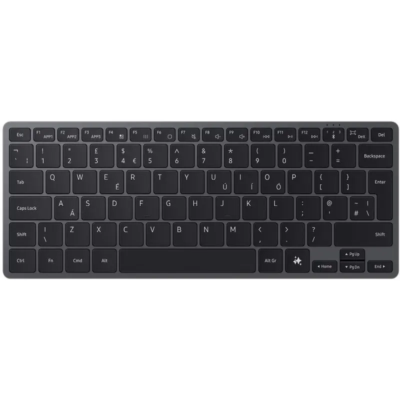 Samsung Tastatura Samsung Smart Keyboard EJ-B7800UBEGWW, Bluetooth, 80 taste, AI Short Key, Gri inchis
