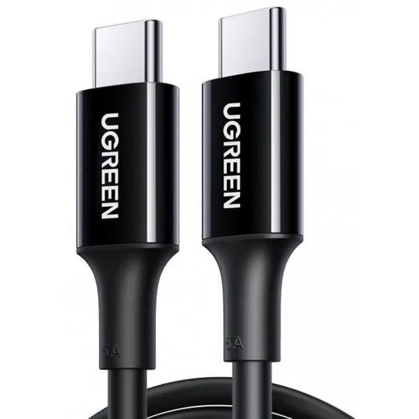 Ugreen Cablu Date si Incarcare USB-C - USB-C UGREEN US300, 100W, 2m, Negru