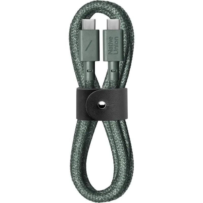 NATIVE UNION Native Union Belt Cable USB-C to USB-C 1,2m - Slate Green