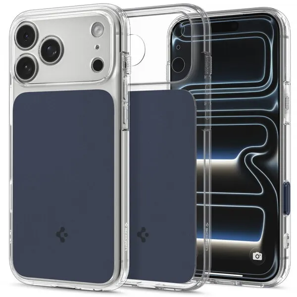 Spigen Husa MagSafe pentru Apple iPhone 18 Pro / 17 Pro, Spigen, Ultra Hybrid T, Albastra Mata ACS12172