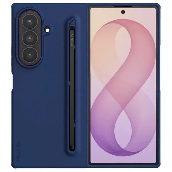 NILLKIN Husa pentru Samsung Galaxy Z Fold8 Ultra F976, Nillkin, Flex Pure with S-Pen Holder, Albastra
