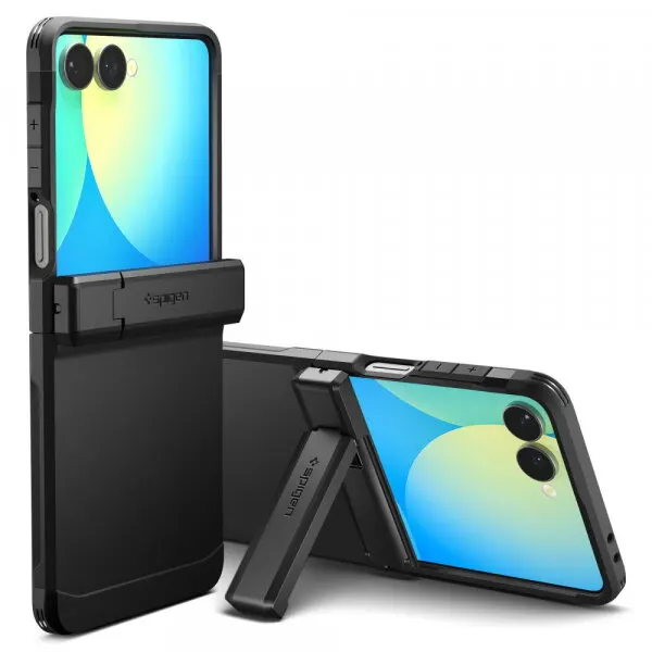 Spigen Husa MagSafe pentru Samsung Galaxy Z Flip7 F766, Spigen, Tough Armor Pro, Neagra ACS09561