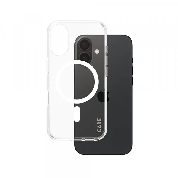 Panzerglass Husa MagSafe pentru Apple iPhone 16, PanzerGlass, Care Urban Combat, Transparenta Alba