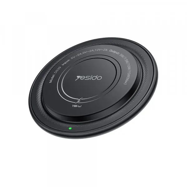 Yesido Incarcator Retea Wireless Yesido DS39, 15W, 1.67A, Negru