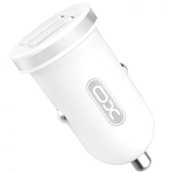 XO Design Incarcator Auto XO Design CC-18, 10.5W, 2.1A, 2 x USB-A, Alb