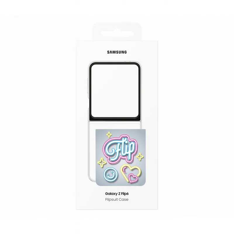 Samsung Husa pentru Samsung Galaxy Z Flip6 F741, FlipSuit Case, EF-ZF741CTEGWW, Transparent
