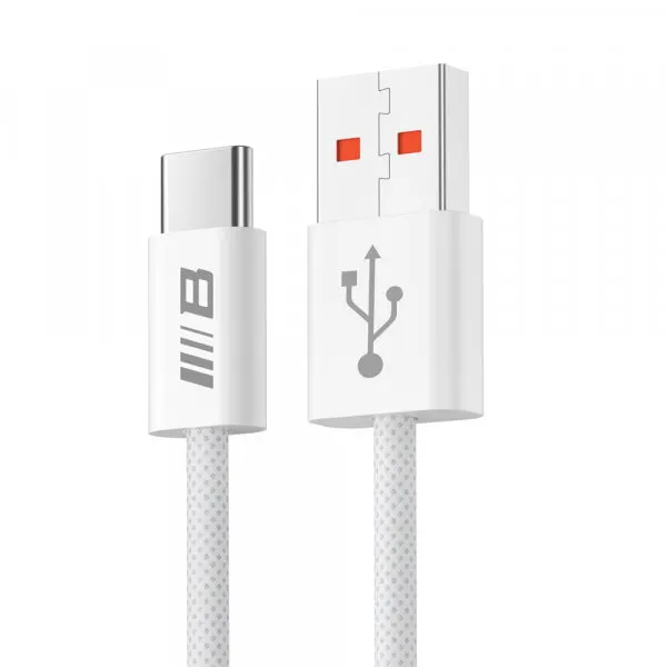 Blueo Cablu Date si Incarcare USB-A - USB-C Blueo, 18W, 1.5m, Alb