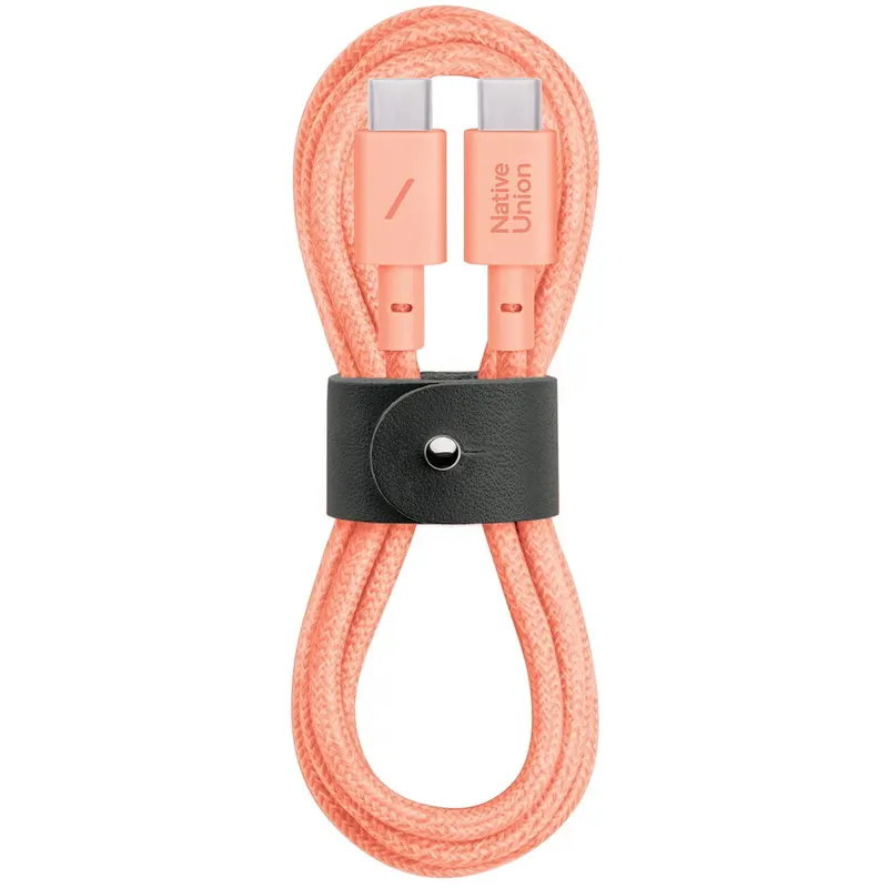 NATIVE UNION Native Union Belt Cable USB-C to USB-C 1,2m - Apricot