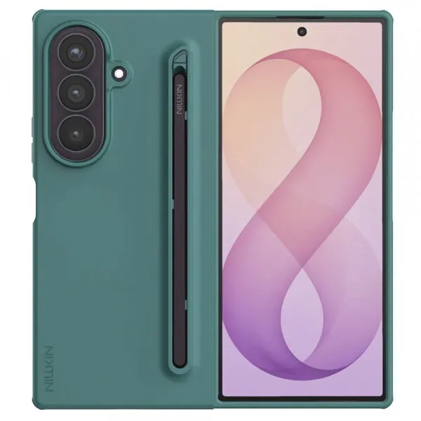 NILLKIN Husa pentru Samsung Galaxy Z Fold8 Ultra F976, Nillkin, Flex Pure with S-Pen Holder, Verde