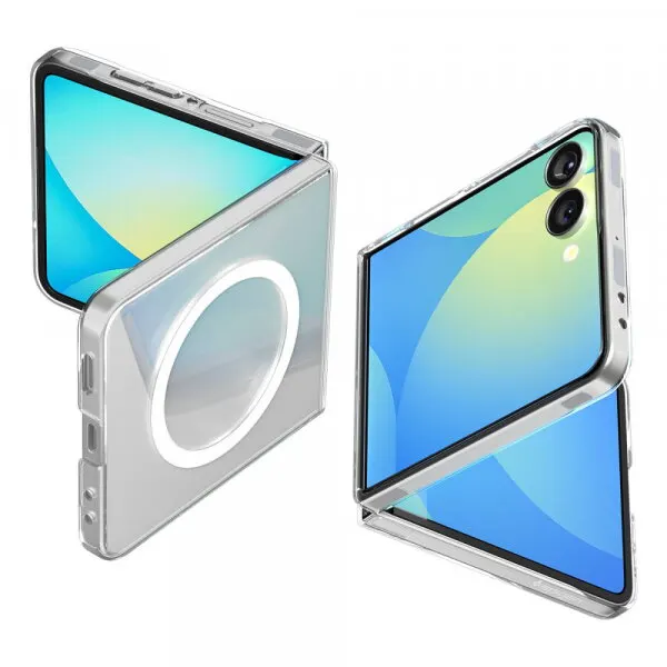Spigen Husa MagSafe pentru Samsung Galaxy Z Flip7 F766, Spigen, Air Skin, Transparenta ACS09556
