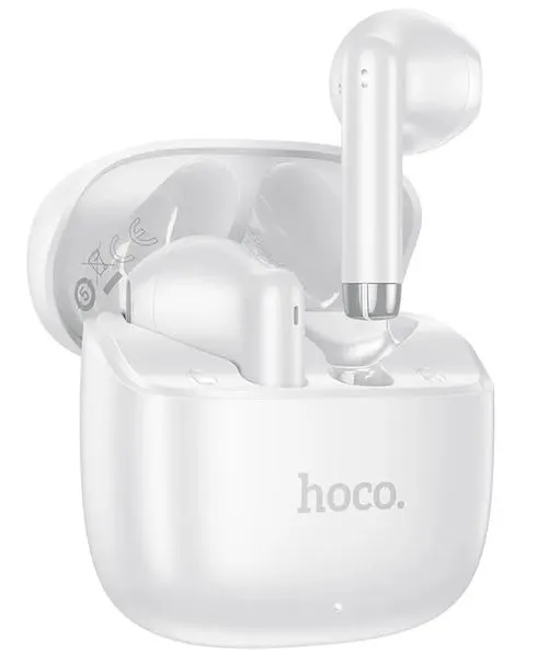 Casti True Wireless HOCO EW205, Bluetooth, Alb