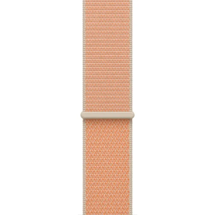 Apple Curea Apple MHYV4ZM/A, pentru Apple Watch 46 mm, Sport Loop, Cantaloupe