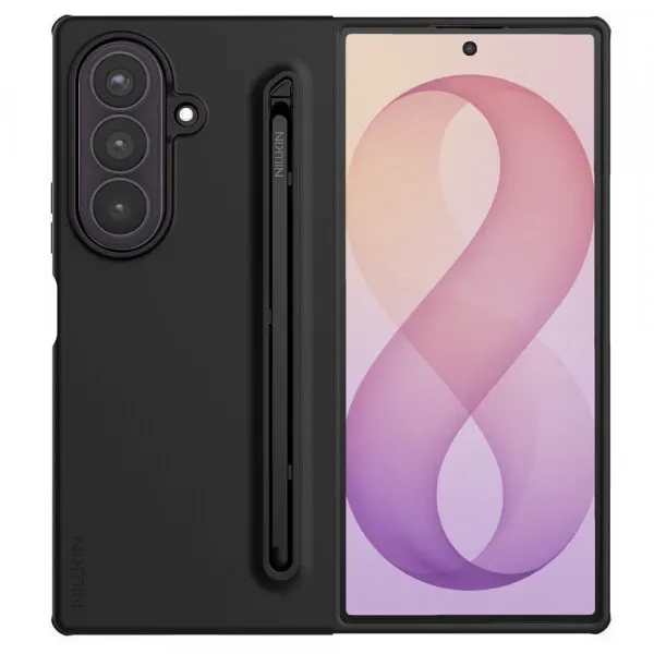 NILLKIN Husa pentru Samsung Galaxy Z Fold8 Ultra F976, Nillkin, Flex Pure with S-Pen Holder, Neagra