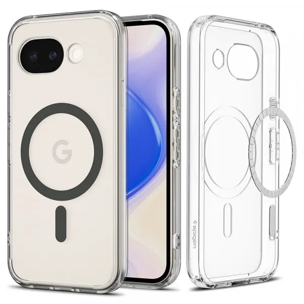 Spigen Husa MagSafe pentru Google Pixel 10a, Spigen, Ultra Hybrid, Transparenta Gri ACS11277