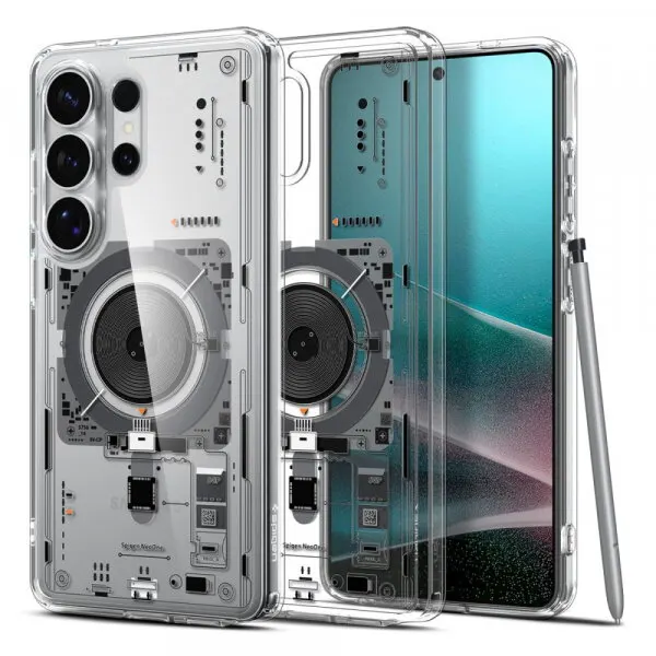 Spigen Husa MagSafe pentru Samsung Galaxy S26 Ultra S948, Spigen, Ultra Hybrid Neo One, Transparenta ACS11206