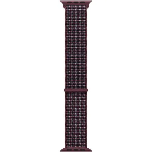 Curea pentru Apple Watch 40mm, Burgundy Plaid Sport Loop